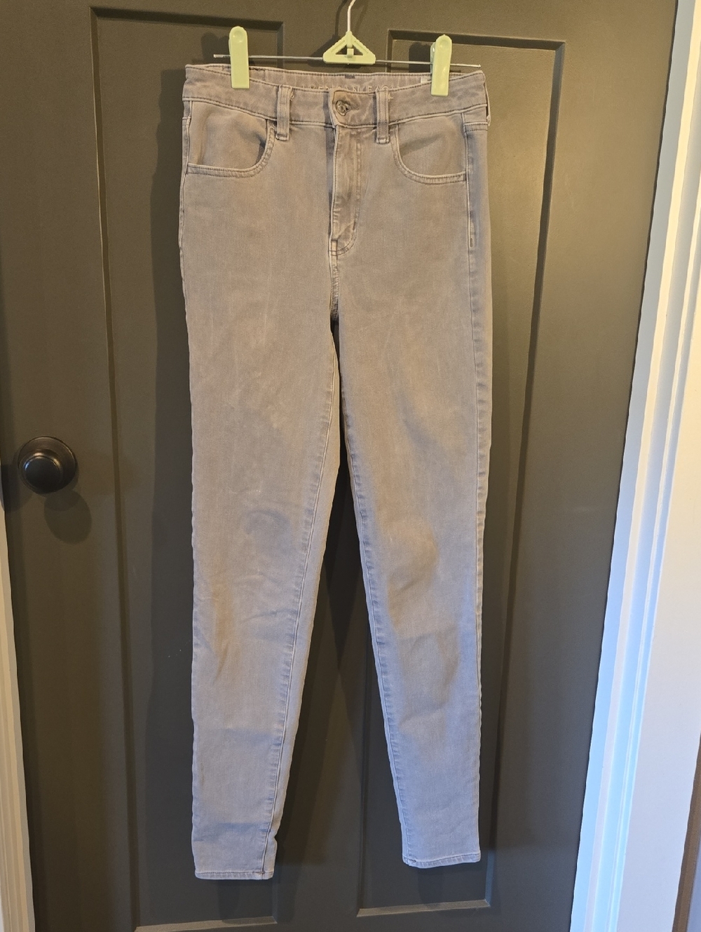 American Eagle Outfitters Skinny Jeans in Light Gray